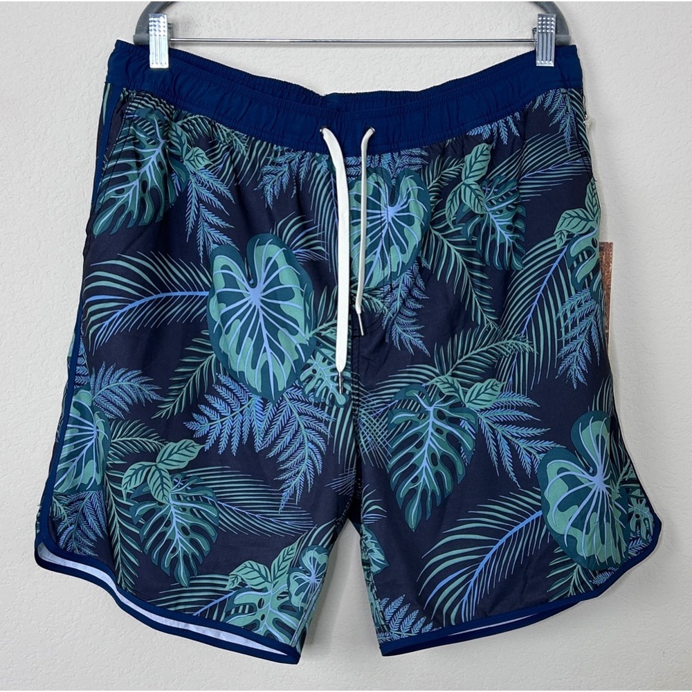 Fair Harbor The Anchor Swim Shorts New With Tags size XXXL Navy Evergreen - Picture 2 of 9